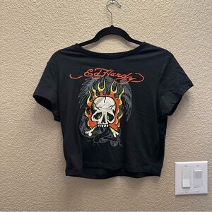 Ed Hardy crop top XL